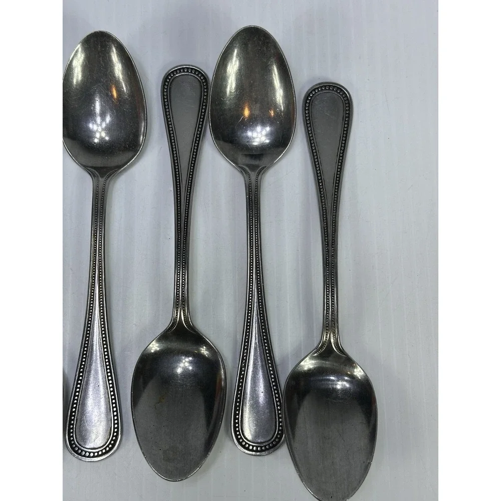 Set of 6 Oxford Hall Stratton Stainless Large Soup Spoons